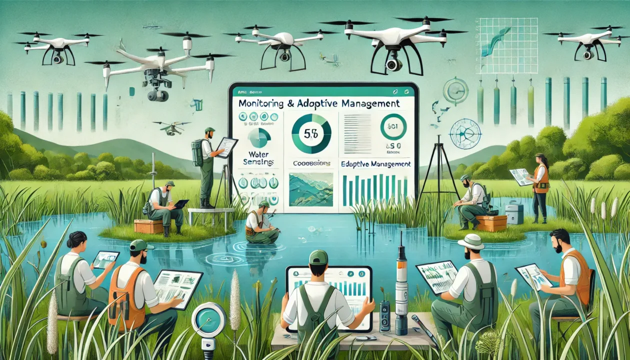 Monitoring and adaptive management in wetland restoration Monitoring and adaptive management in wetland restoration
